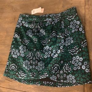 NWT - banana republic floral wrap skirt